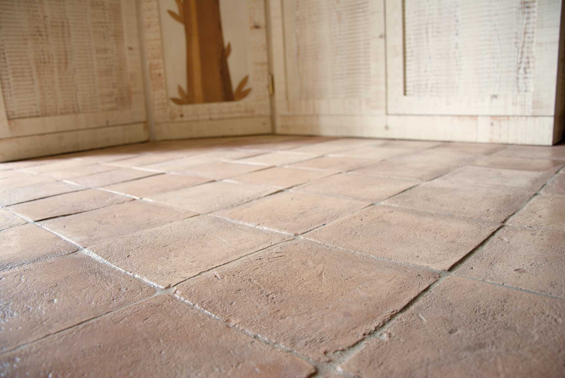 Pavimenti in cotto quadrati