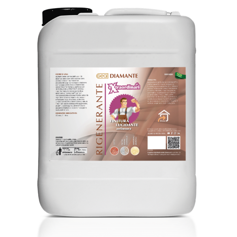 Cera lucidante rigenerante ad effetto diamantato per Terracotta